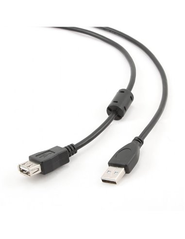 Удлинитель Cablexpert CCP-USB2-AMAF-10, USB Type-A (M)/USB Type-A (F), 3м, Чёрный
