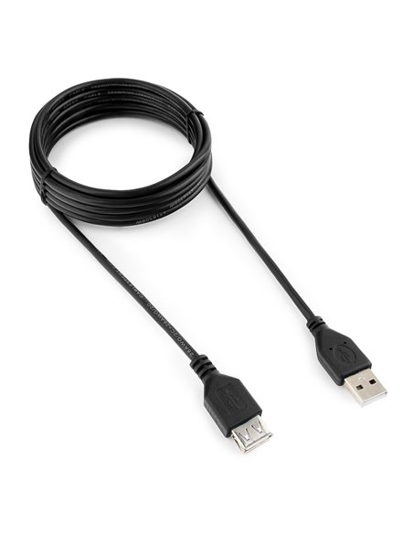 Удлинитель Cablexpert CCP-USB2-AMAF-10, USB Type-A (M)/USB Type-A (F), 3м, Чёрный
