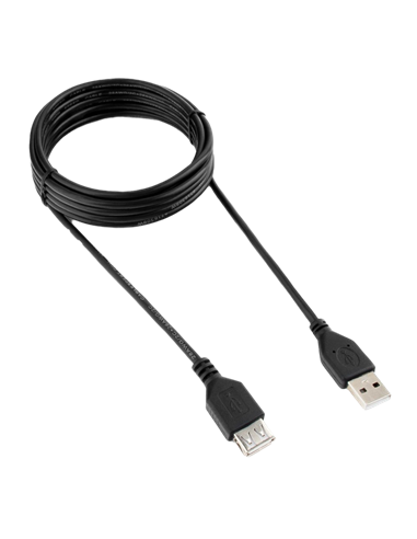 Удлинитель Cablexpert CCP-USB2-AMAF-10, USB Type-A (M)/USB Type-A (F), 3м, Чёрный
