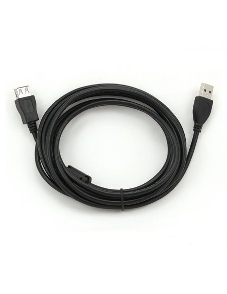 Удлинитель Cablexpert CCP-USB2-AMAF-10, USB Type-A (M)/USB Type-A (F), 3м, Чёрный