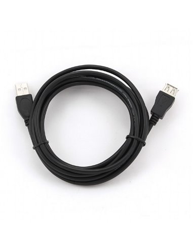Удлинитель Cablexpert CCP-USB2-AMAF-10, USB Type-A (M)/USB Type-A (F), 3м, Чёрный