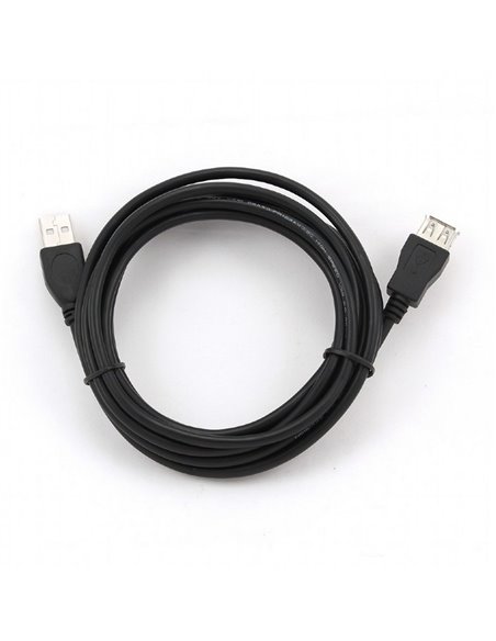 Удлинитель Cablexpert CCP-USB2-AMAF-10, USB Type-A (M)/USB Type-A (F), 3м, Чёрный