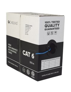 Cable  UTP  Cat.6, 23awg  COPPER, 305M/CTN grey color APC carton packing 2