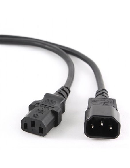 Cablu de alimentare Cablexpert Extins PC-189, 1.8 m, Negru