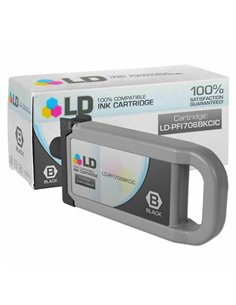 Картридж чернильный Canon PFI-706B, 700мл, Черный