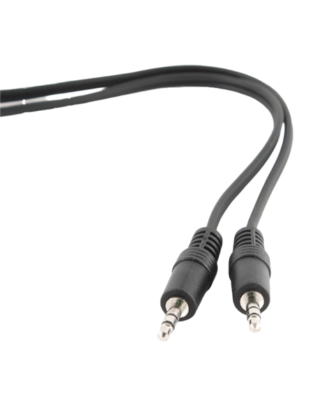 Cablu audio Cablexpert CCA-404-5M, 3.5mm 3-pin (M) - 3.5mm 3-pin (M), 5m, Negru