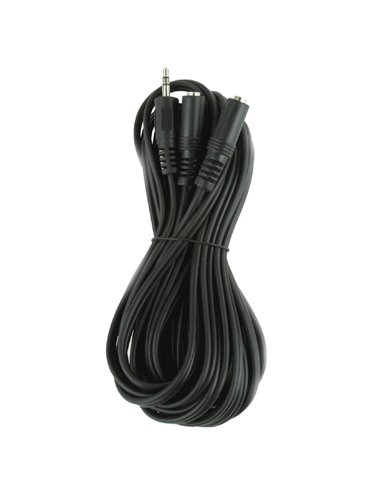 Cablu audio Cablexpert CCA-415, 3.5mm 3-pin (M) - 2x 3.5mm 3-pin (F), 5m, Negru