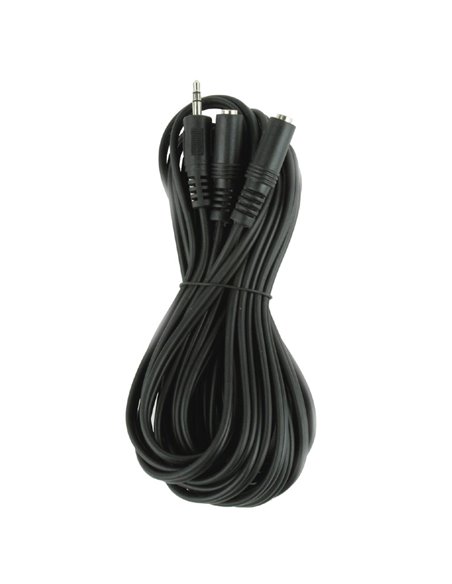 Cablu audio Cablexpert CCA-415, 3.5mm 3-pin (M) - 2x 3.5mm 3-pin (F), 5m, Negru