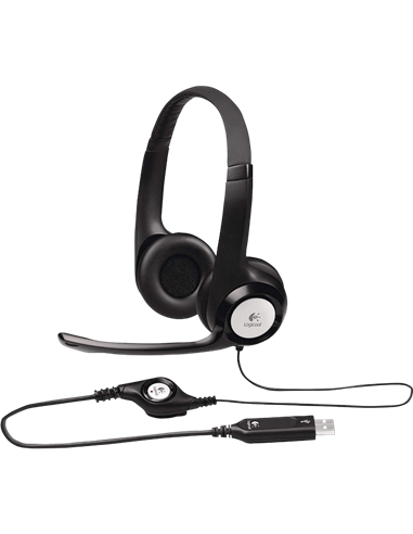 Căști Logitech H390, Negru