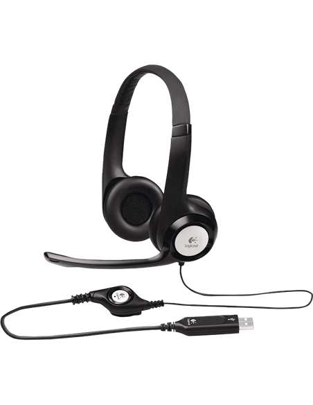 Căști Logitech H390, Negru