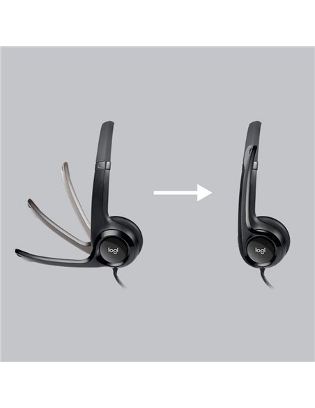 Наушники Logitech H390, Чёрный
