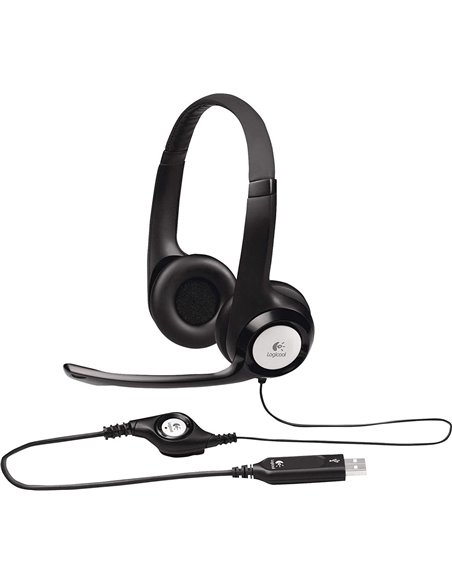 Căști Logitech H390, Negru