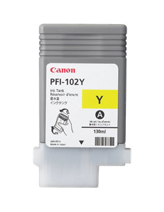 Cartuș de cerneală Canon PFI-102, 130ml, Galben