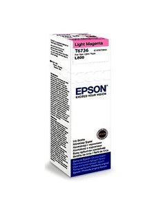 Recipient de cerneală Epson T673, 70ml, Magenta Deschisa 2