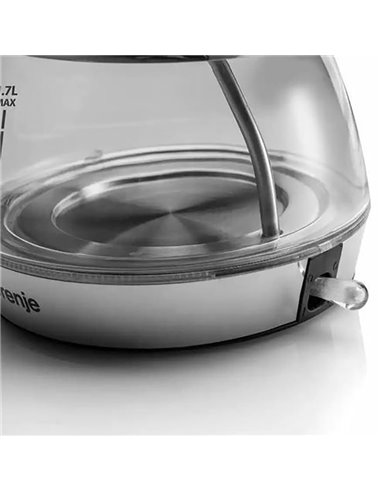 Fierbător electric Gorenje K17GPD, Oțel inoxidabil