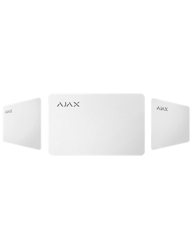 Защищенная бесконтактная карта Ajax Pass, Белый