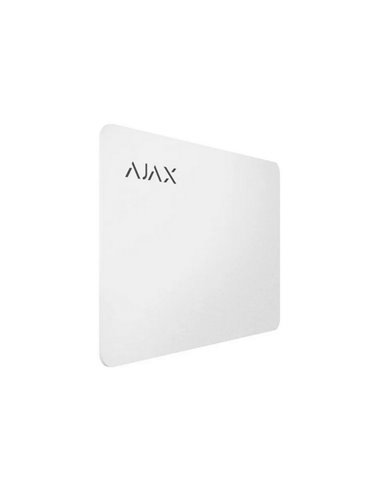 Card securizat fără contact Ajax Pass, Alb