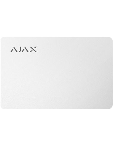 Card securizat fără contact Ajax Pass, Alb