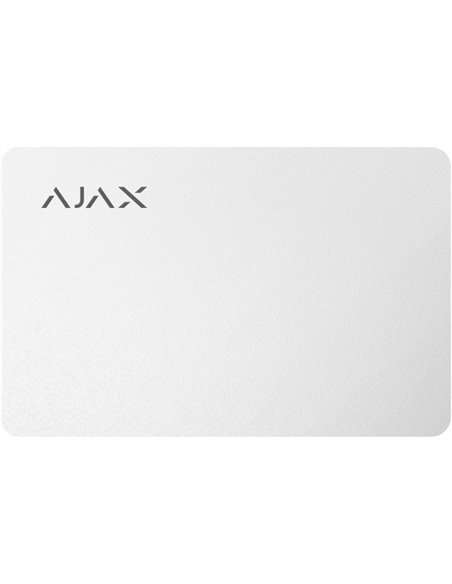 Защищенная бесконтактная карта Ajax Pass, Белый
