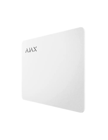 Card securizat fără contact Ajax Pass, Alb