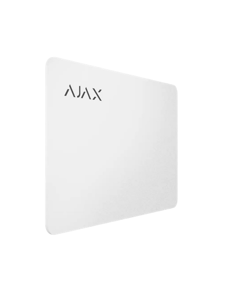Card securizat fără contact Ajax Pass, Alb