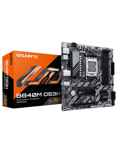 Placă de bază Gigabyte B840M DS3H, AM5, AMD B840, Micro-ATX