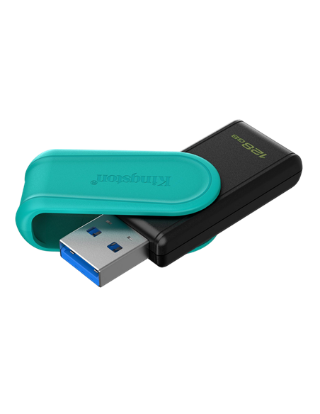 USB Flash накопитель Kingston DataTraveler Exodia S, 128Гб, Черный | Зелёный