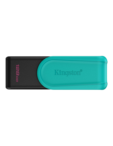 USB Flash накопитель Kingston DataTraveler Exodia S, 128Гб, Черный | Зелёный