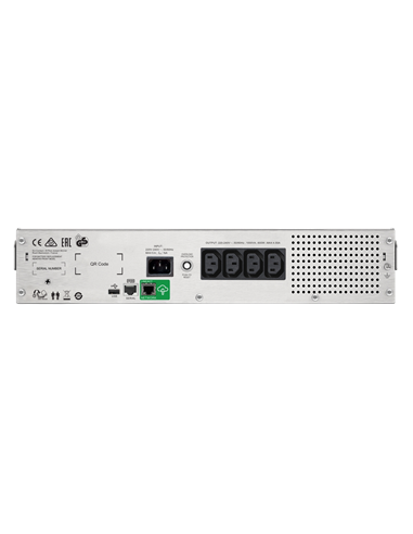 Источник бесперебойного питания APC SMC1000I-2UC, Линейно-интерактивный, 1000VA, Крепление в стойку
