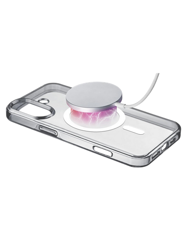 Чехол Cellularline Gloss Mag - iPhone 16, Прозрачный