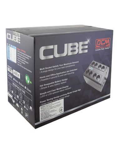 Источник бесперебойного питания PCM CUB-1000E, Не в сети, 1000VA, Башня