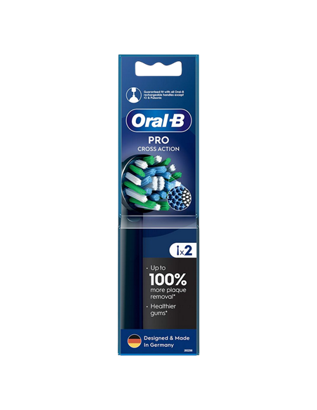 Насадка для электрической зубной щетки Braun Oral-B Pro Cross Action, Чёрный