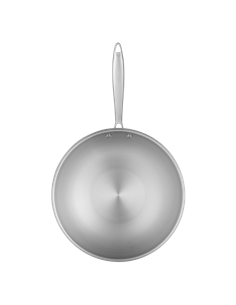 Tigaie WOK RESTO 95004, 28cm, Oțel inoxidabil 2