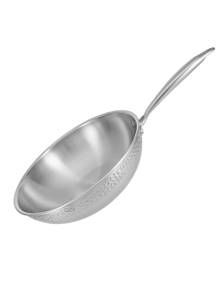 Сковорода WOK RESTO 95004, 28см, Нержавеющая сталь