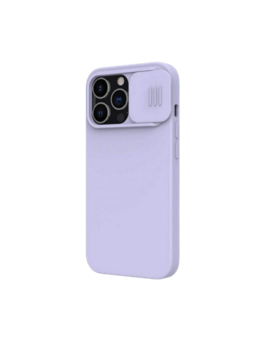 Husă Nillkin iPhone 13 Pro, CamShield Silky Silicone, Misty Purple