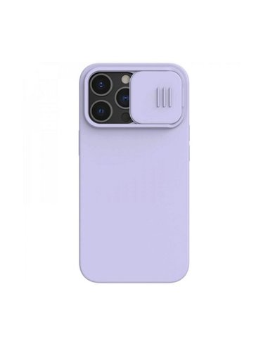 Husă Nillkin iPhone 13 Pro, CamShield Silky Silicone, Misty Purple