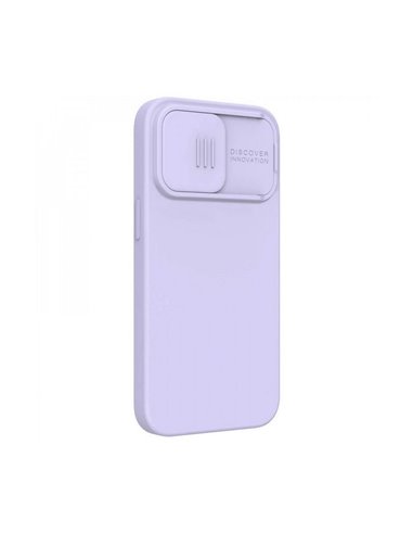 Husă Nillkin iPhone 13 Pro, CamShield Silky Silicone, Misty Purple