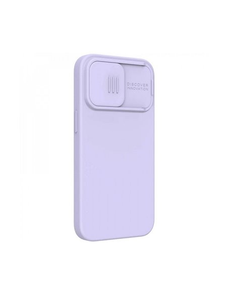Husă Nillkin iPhone 13 Pro, CamShield Silky Silicone, Misty Purple