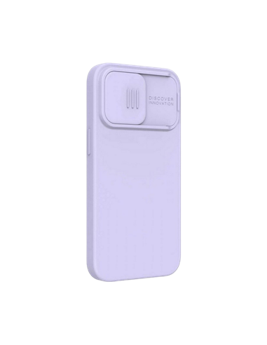 Husă Nillkin iPhone 13 Pro, CamShield Silky Silicone, Misty Purple