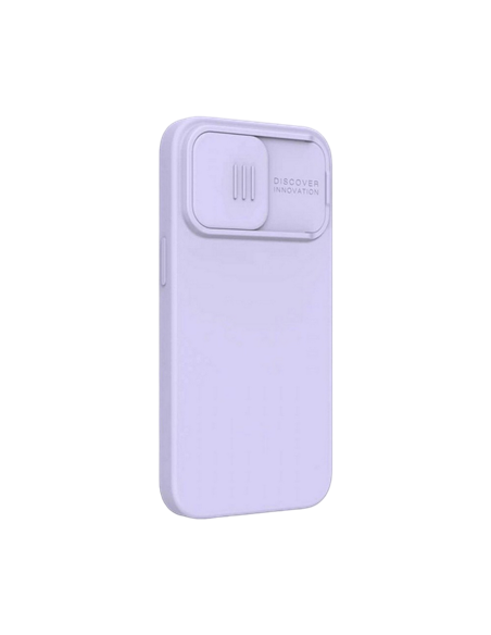 Husă Nillkin iPhone 13 Pro, CamShield Silky Silicone, Misty Purple