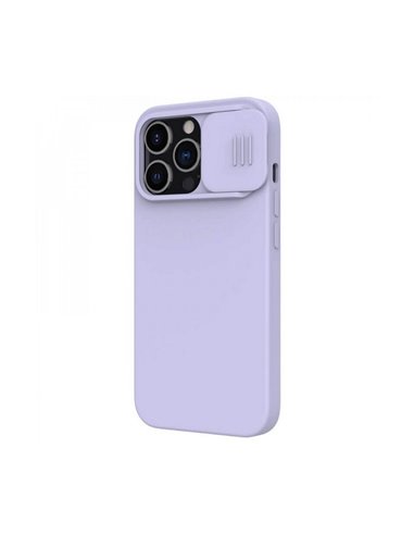 Husă Nillkin iPhone 13 Pro, CamShield Silky Silicone, Misty Purple