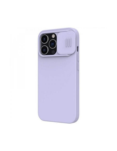 Husă Nillkin iPhone 13 Pro, CamShield Silky Silicone, Misty Purple