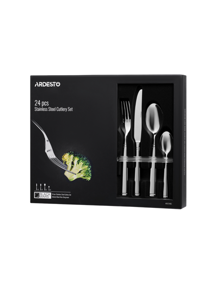 Set de tacâmuri Ardesto AR0724BS, Oțel inoxidabil