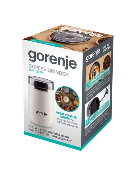 Кофемолка Gorenje SMK150SW, Белый