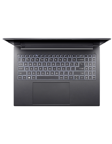 Laptop 16" Acer Aspire 16 AI OLED A16-61M, Steel Gray, AMD Ryzen AI 7 350, 32GB/1024GB, Linux eShell
