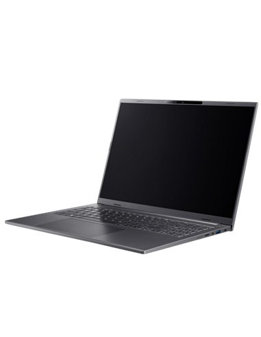Laptop 16" Acer Aspire 16 AI OLED A16-61M, Steel Gray, AMD Ryzen AI 7 350, 32GB/1024GB, Linux eShell