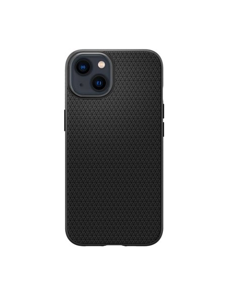 Husă Spigen iPhone 13, Liquid Air, Negru mat