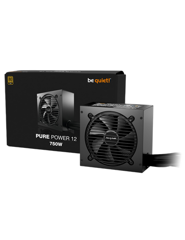Sursă Alimentare PC be quiet! PURE POWER 12, 750W, ATX, Nemodular