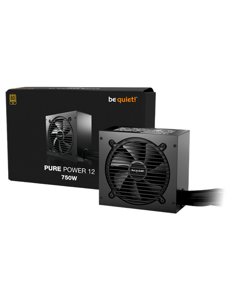 Блок питания для компьютеров be quiet! PURE POWER 12, 750Вт, ATX, Немодульный