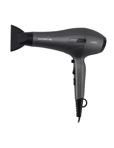 Фен Polaris PHD2600AСi, 2600Вт, Графитовый